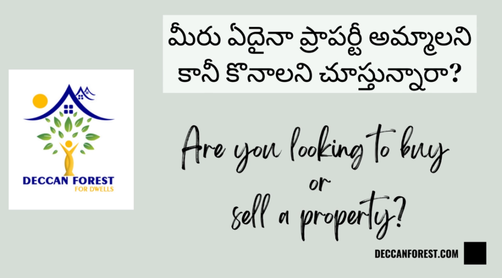 Are you looking to sell or buy a property?